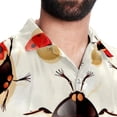 thumbnail image 5 of Seven Starred Ladybird Men's Short Sleeve Casual Printed Button Down Beach Shirts, 5 of 6