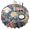 Pioneer Flower Floral-3, variant on Pioneer Flower Floral Print Pattern Round Tablecloth 60"x60",Wrinkle Wipeable Table Cloth for Kitchen Dining Room Picnic Patio Party