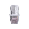 thumbnail image 2 of CORSAIR iCUE LINK 3500X RGB Tempered Glass Mid-Tower PC Case, White – 3x Pre-Installed RX120 RGB Fans – Reverse Connection Motherboard Compatible – Fits up to 10x 120mm Fans, 2 of 16