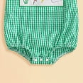 thumbnail image 6 of CAUYDY Baby Boys Clothes Spring Summer Infant Jumpsuit for Girls Preemie Short Sleeve One-Pieces Unisex Newborn Sleepwear 0 3 6 9 12 18 24 Months Sizes 0-3 Months,Green, 6 of 6