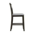 thumbnail image 5 of Bowery Hill 40"H Transitional Wood Counter Side Chair in Walnut (Set of 2), 5 of 15