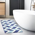thumbnail image 6 of Bathroom Non Slip Rugs Absorbent Thick Bath Mat Ultra Soft Washable Bath Rugs Blue 16x24, 6 of 7