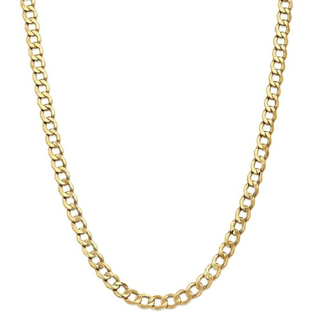 14k Gold Fill Necklace - ICE CARATS 14kt Yellow Gold 7mm Curb Cuban Link Chain Necklace 18 Inch Pendant Charm Fine Jewelry Ideal Gifts For Women Gift Set From Heart