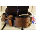 thumbnail image 4 of Justin Men's Basic Leather Work Belt Bark 32, 4 of 7