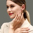 thumbnail image 4 of Qarigey Anillo abierto para mujer, circón de cereza dulce, amuleto clásico, aro ajustable, accesorio de moda, joyería, aniversario de citas Ropa, zapatos y accesorios Miscelánea, 4 of 6