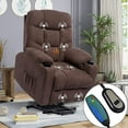 thumbnail image 5 of Betisef Living Room Power Lift Massage Recliner Chair for Elderly Heated Lounge Vibratory Brown, 5 of 8