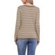 thumbnail image 3 of Camisetas de punto básicas de cuello en V a rayas de manga larga INSPIRE CHIC para mujer L marrón, 3 of 6