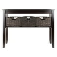 thumbnail image 4 of Morris Table Console Expresso & Paniers de Chocolat, 4 of 5
