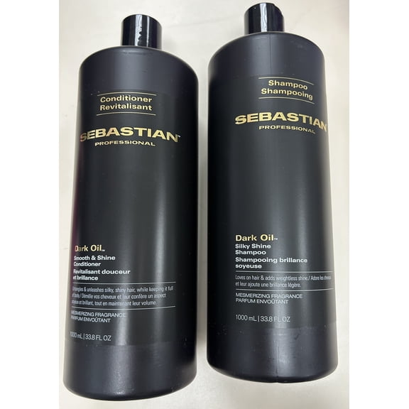 Sebastian Dark Oil Lightweight Shampoo & Conditioner 33.8 Oz Duo