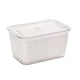thumbnail image 1 of Toystoory Contenedores de almacenamiento elegantes y duraderos para cocina moderna y duradera, caja de almacenamiento de plástico multifuncional Organizadores de utensilios de cocina blanco L, 1 of 6