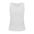 thumbnail image 4 of Solid Summer Tank Tops for Women Pack Ribben,Women Tank Tops Sleep Shirts under $10, 4 of 6