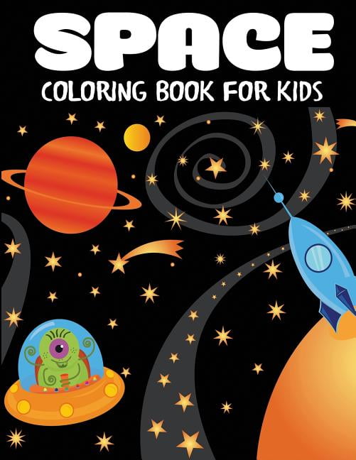 Star Wars Coloring Book with Stickers ~ Includes Bonus Solar System Sticker! 