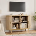 thumbnail image 2 of Vecenuy 47" Sideboard Buffet Cabinet with Storage, Sliding Door & Adjustable Shelf, Modern Accent Coffee Bar Console Table for Kitchen, Entryway, Natural Oak, 2 of 7