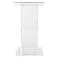 thumbnail image 4 of Oklahoma Sound 401S Clear Acrylic Lectern With Shelf, 4 of 4