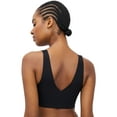thumbnail image 2 of BLAKE & CO. Juniors' Bonded Wire-Free V-Neck Pullover Bralette, Sizes S-3X, 2 of 5
