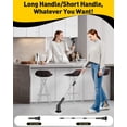 thumbnail image 6 of 1 Set Electric Spin Scrubber with Long Handle, 8 Brush Heads, Cordless, 2-Speed, for Bathroom Bathtub Floor Tile Kitchen Cleaning, 6 of 7