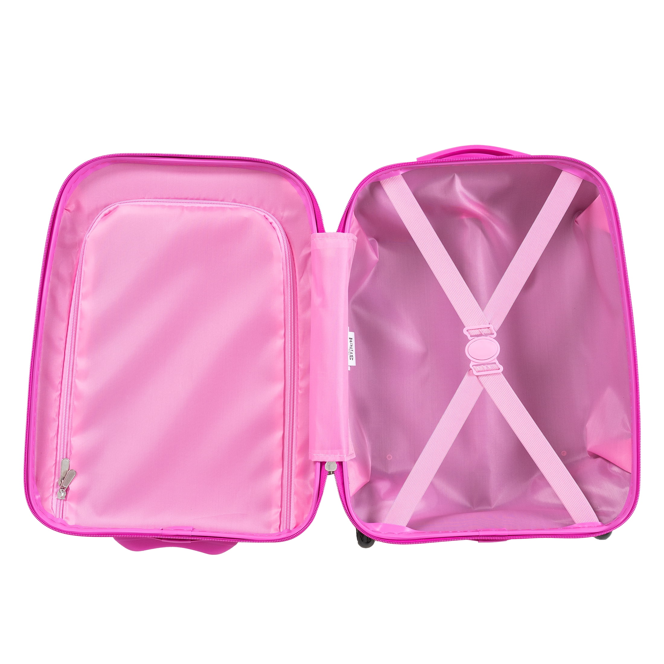 Disney Lilo and Stitch Kid's 16" Carry On Hardside Luggage Spinner -Pink