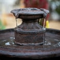 thumbnail image 5 of XBrand 28" Solar Water Fountain, 1-Tier, Outdoor Birdbath, Brown Resin, With Solar Panel, Solar Pump, Lawn and Garden, Garden Décor, Garden Water Feature, 5 of 12