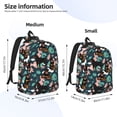 thumbnail image 2 of Vsdgher Rottweiler Print Canvas Backpack Travel Rucksack Unisex Knapsack 15.7/17.7Inch Laptop Backpack for Work,College-Small, 2 of 5