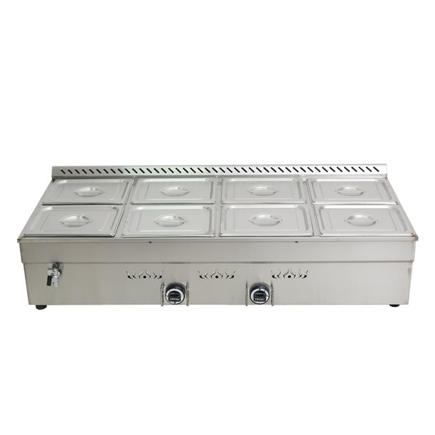 TECHTONGDA Propane Gas BainMarie Buffet Food Warmer Food Heating Steam