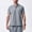 Gray, variant on Men's Polo Shirts With Collar Big And Tall Under $10 Summertime Fashion Elasticity Casual Loose Button Lapel Short Sleeve
