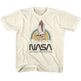 thumbnail image 1 of NASA Exploring Space Circles Natural Youth T-Shirt S (7-8), 1 of 2
