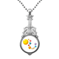 thumbnail image 1 of Planetary Bodies Solar System Pendant Jewelry Music Guitar Torque Hangtag, 1 of 3