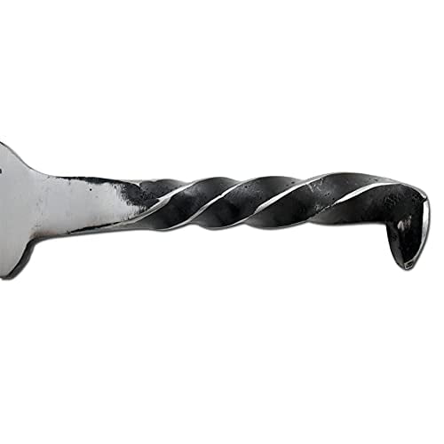 Railroad Spike High Carbon Steel Blade Fix Blade Knife with Leather Carrying Case. (5052)