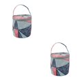 thumbnail image 2 of Injueey Bolsa redonda de hilo de tejer para ganchillo, organizador artesanal, cesta de almacenamiento de lana, accesorios de costura, bolsa con Type1 NO1, 2 of 6