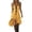 A-Yellow354, variant on Womens Gothic Dresses Lace Trim Drawstring Detail High Low Hem Loose Casual Holiday Wear Dress