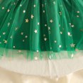 thumbnail image 4 of Baby Girls Long Sleeve Velvet Tulle Dress Set Star Print Skirt Ruffle Bow Detail with Matching Bow Headband, 4 of 6