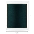 thumbnail image 2 of Hello Hobby Dark Bottle Green 100% Polyester All Purpose Thread, 300 Yards, 2 of 5