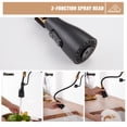 thumbnail image 4 of CASAINC Single Handle Kitchen Faucet with Pull Down Sprayer, Deck Mounted, Matte Black and Brushed Gold, 4 of 4