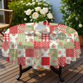 thumbnail image 4 of Pioneer Flower Floral Print Pattern Round Tablecloth 60 X 60 Inch, Wrinkle Resistant Wipeable Table Cloth for Kitchen Dining Picnic Patio Party, 4 of 6