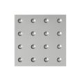 thumbnail image 1 of FASÄDE Easy Installation Dome Argent Silver Wall Panel Sample (12" X 12" Sample), 1 of 1