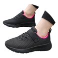 thumbnail image 3 of Otqutp Boys Girls Athletic Running Shoes Non-Slip Lace Up Adjustable Strap Sneakers Lightweight Breathable Tennis Shoes, 3 of 8