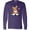 Purple, variant on Inktastic Flower Corgi Long Sleeve T-Shirt