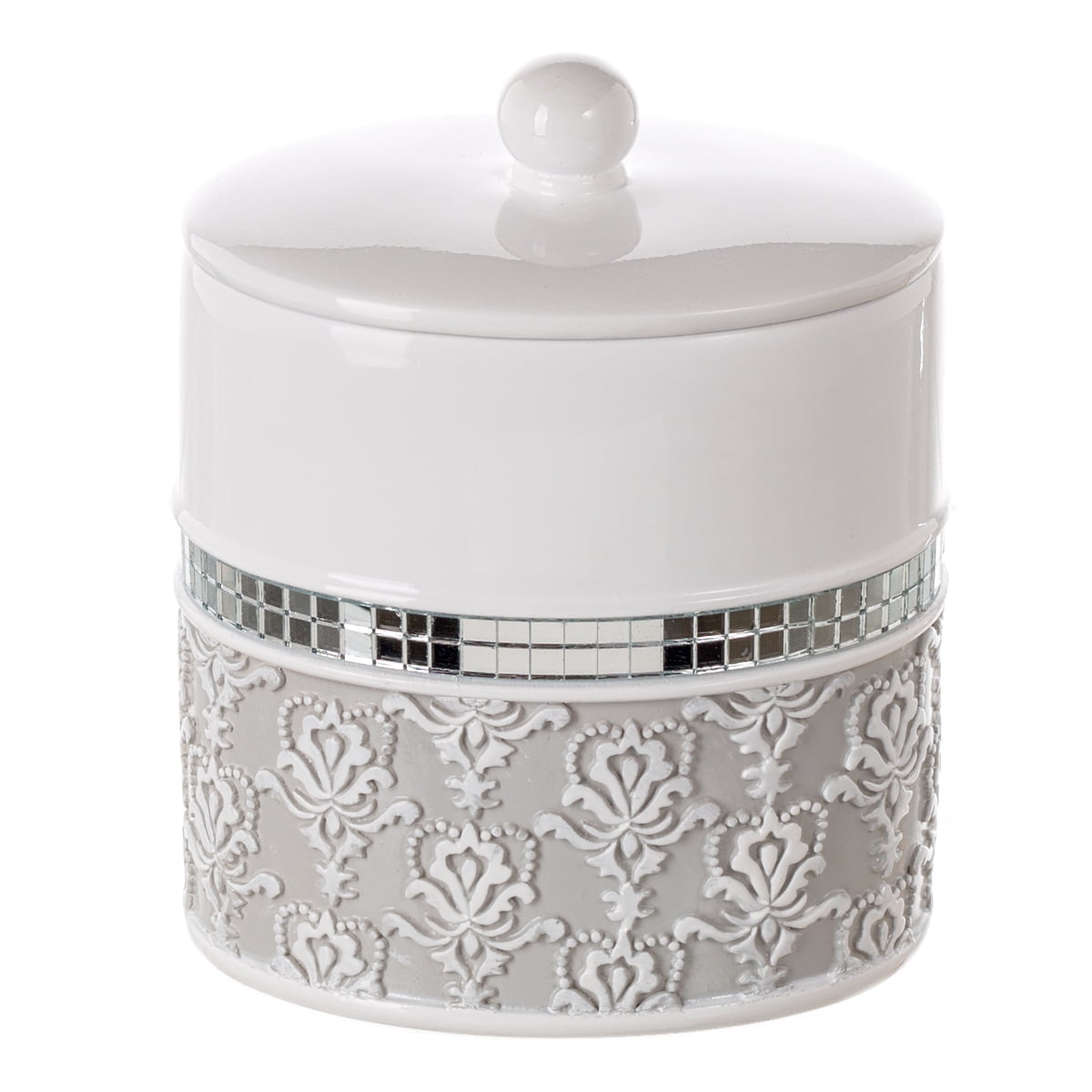 Photo 1 of Mirror Damask Cotton Jar Holder