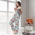 thumbnail image 4 of Uemuo Watermelon Pattern Women's Wide Leg Palazzo Lounge Pants with Pockets Light Weight Loose Comfy Casual Pajama Pants-Large, 4 of 9