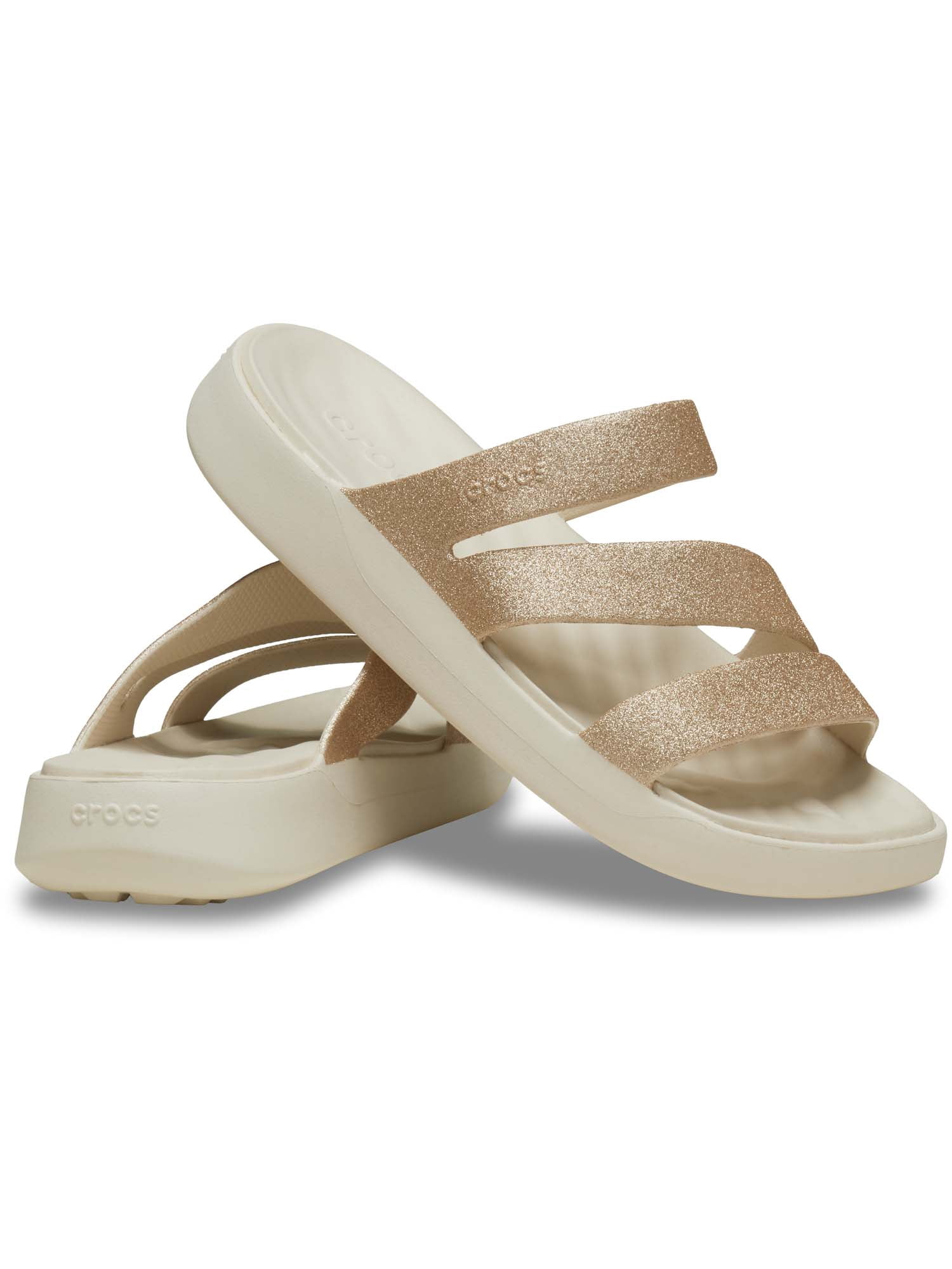 Crocs Women's Getaway Glitter Strappy Sandal