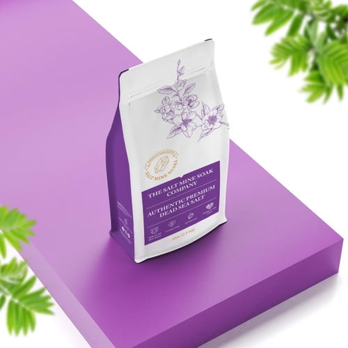 Lavender Authentic Premium Coarse Grain (2mm) 20 lbs. Dead Sea Salt - Custom - No Color