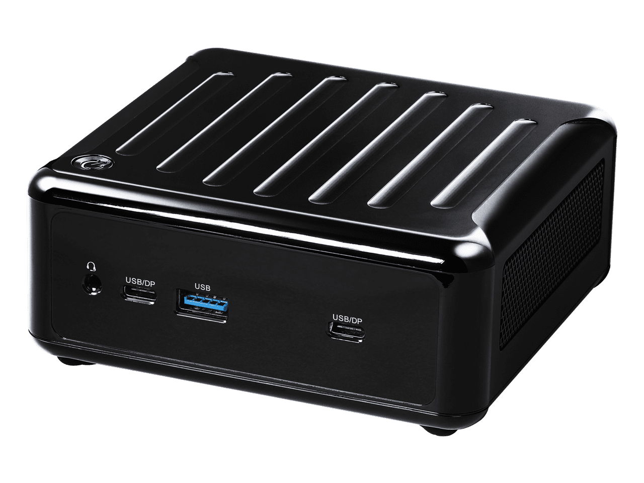 ASRock Industrial NUC BOX-1340P/D5 Plastic with sheet metal Black Barebone Systems - Mini-PC