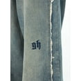thumbnail image 4 of EMMIOL Men's Y2K Vintage Distressed Wide Leg Jeans 90s Mid Waist Loose Fit Hip Hop Denim Pants, 4 of 6