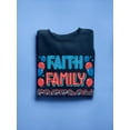 thumbnail image 3 of Faith Family Freedom Neons Sweatshirt Women -Image by Shutterstock, Female Large, 3 of 4
