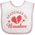 thumbnail image 3 of Inktastic Grandma's Lil' Heartbreaker Boys or Girls Baby Bib, 3 of 4