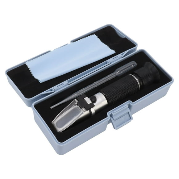 Oubit Serum Protein Refractometer,Clinical Refractometer Copper Automatic Handheld Refractometer Teaching Clinical Refractometer Sleek Aesthetic