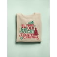 thumbnail image 3 of Old-Fashioned Country Christmas Men's Sweatshirt, 3 of 4