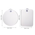 thumbnail image 6 of Shower Mirror for Shaving Fogless Bathroom Mirror with Suction Portable Handheld Fog-Free Mirror for Daily & Travel Makeup Beard Grooming, 6 of 9