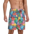 thumbnail image 2 of Disketp Starfish And Algae for Men's Soft Sleep Pajama Shorts Lightweight Lounge Pant Sleep Pj with Elastic Waistband and Pockets-XX-Large, 2 of 6