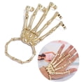 thumbnail image 3 of Halloween Skeleton Bracelet Punk Finger Hand Bone Bracelet Hand Bracelet Jewelry, 3 of 10